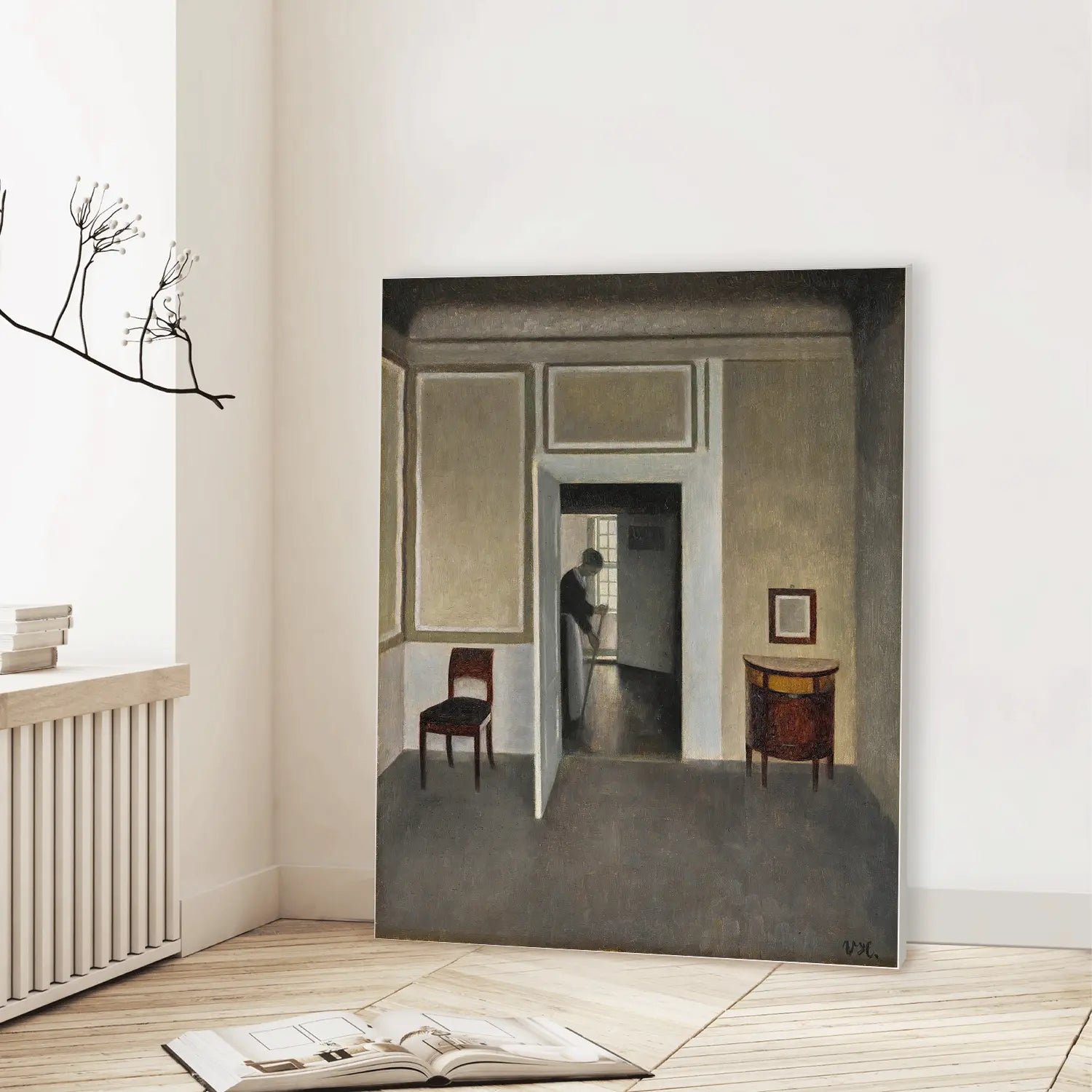 Interior, Strandgade 30 (Graphic Only) Lifestyle View - Serene Urban Wall Art