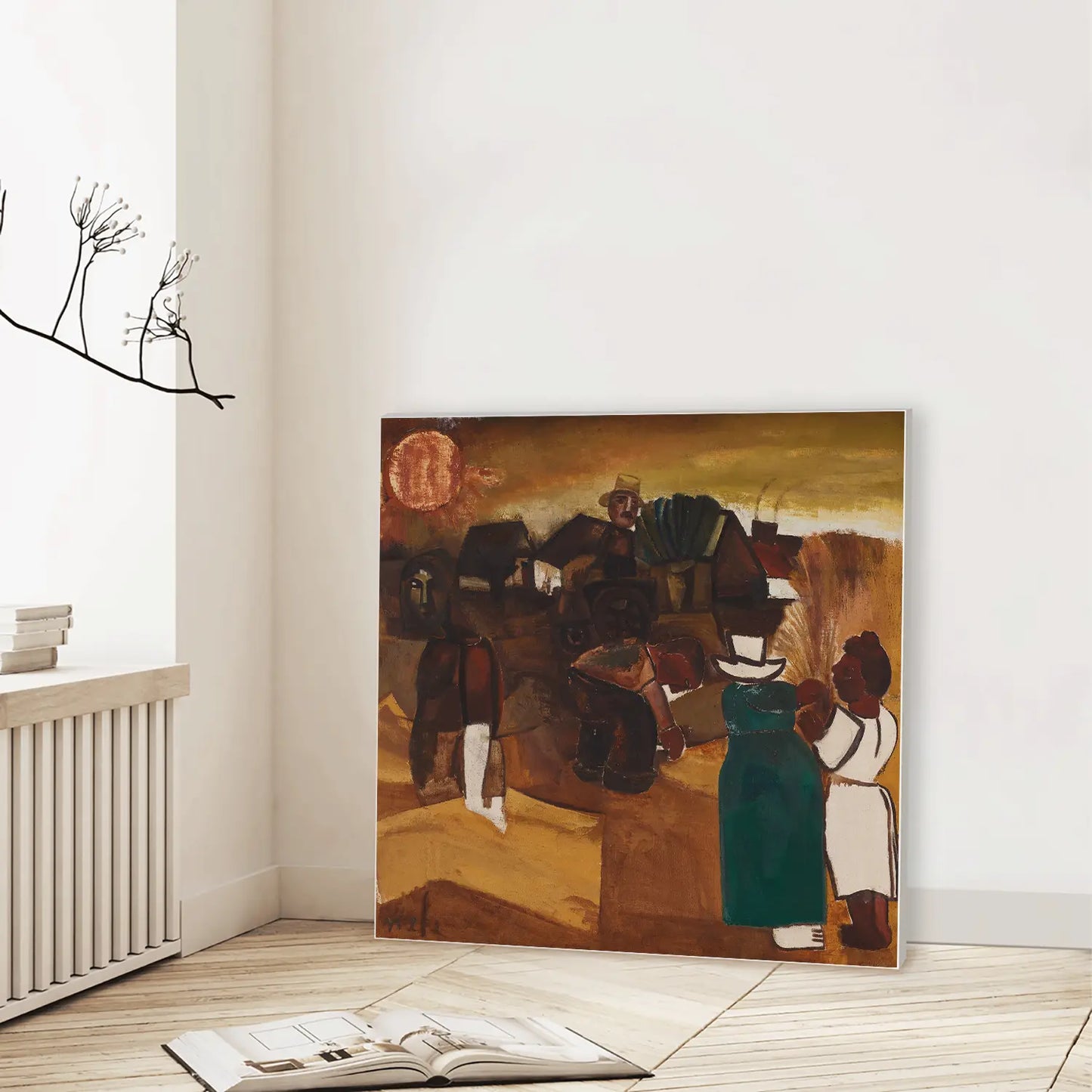 The Harvest (1928) (Graphic Only) Lifestyle View - Dramatic People Wall Art