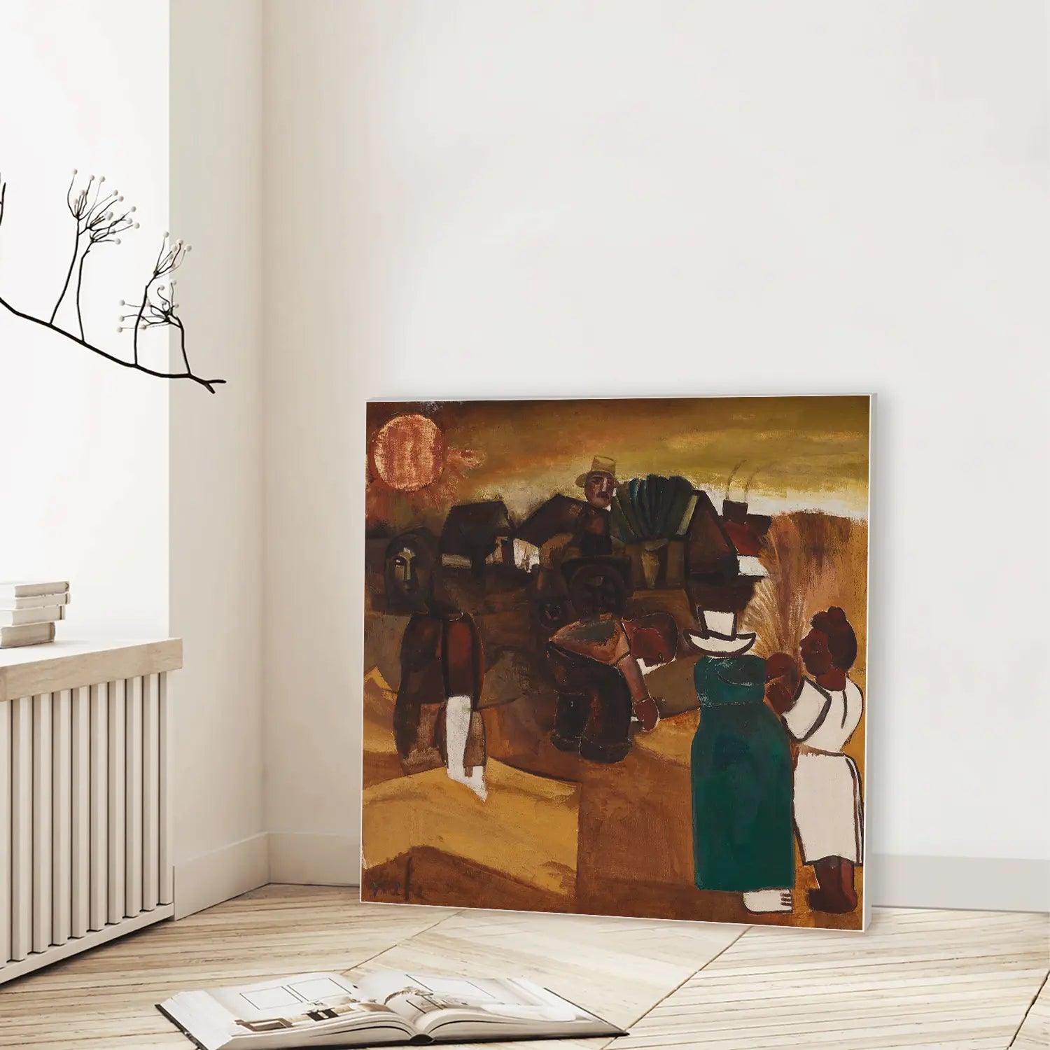 The Harvest (1928) (Graphic Only) Lifestyle View - Dramatic People Wall Art