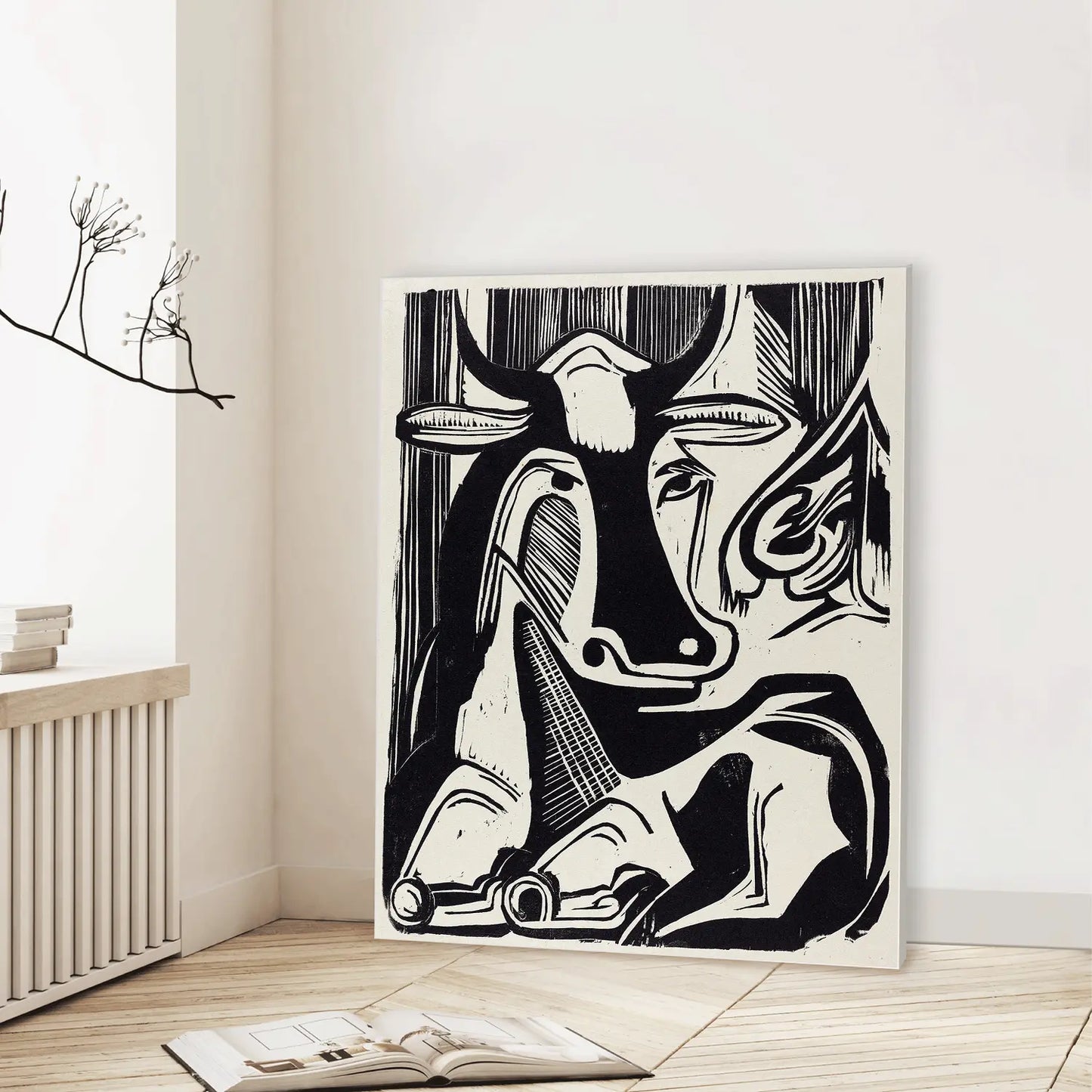 Bold Resting Bull