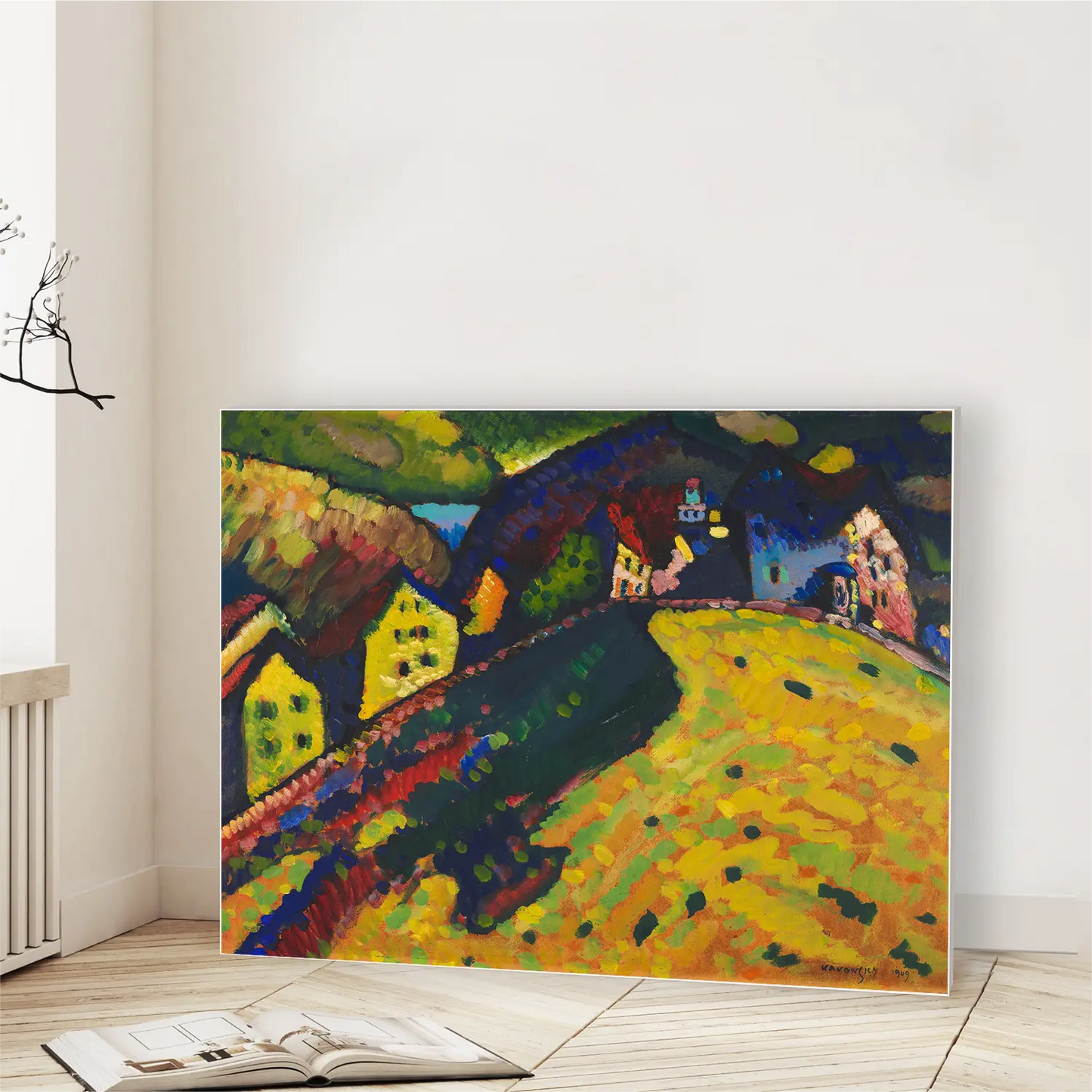 Expressionist Village Hills