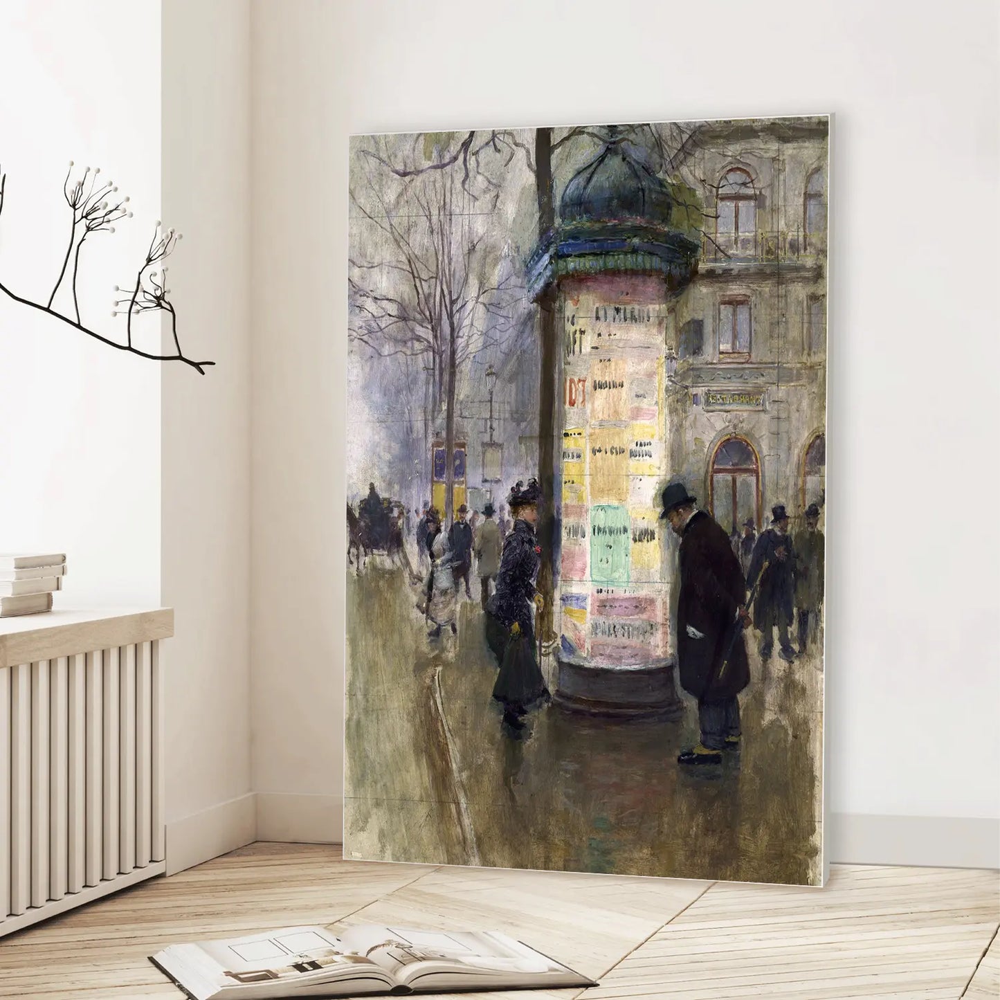 The Morris Column (1885) (Graphic Only) Lifestyle View - Minimal Urban Wall Art