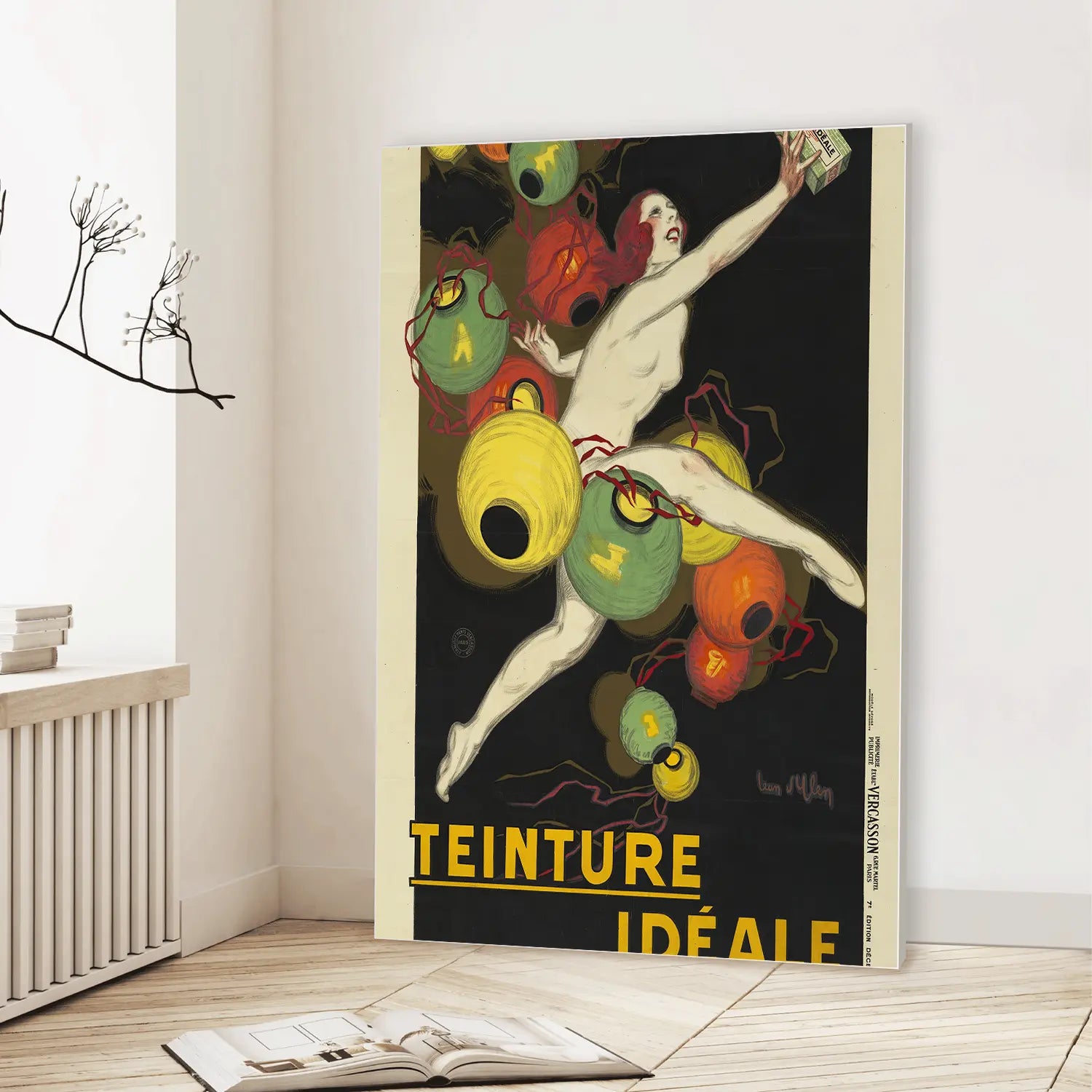 Ideal Dye (1928) (Graphic Only) Lifestyle View - Dramatic Illustration Wall Art
