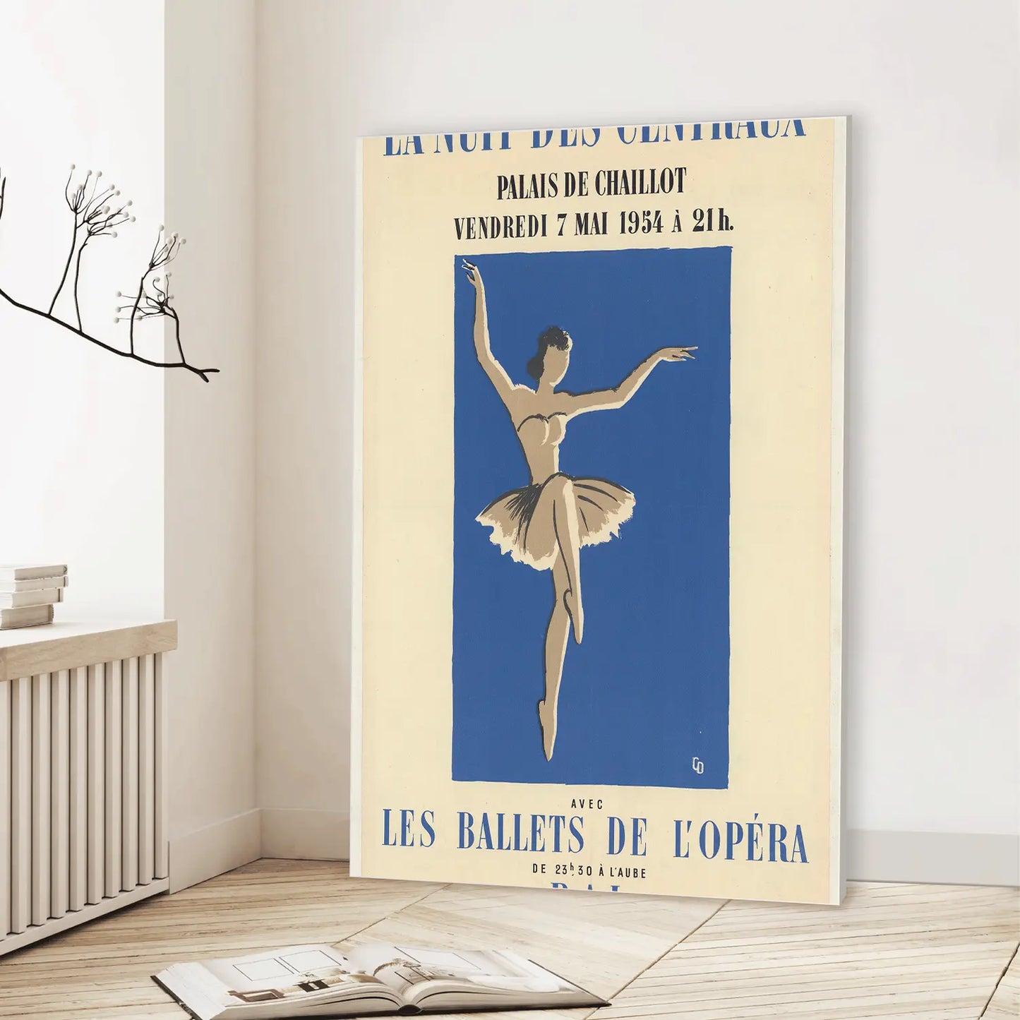 The Night of Centrals (1938) (Graphic Only) Lifestyle View - Playful Illustration Wall Art