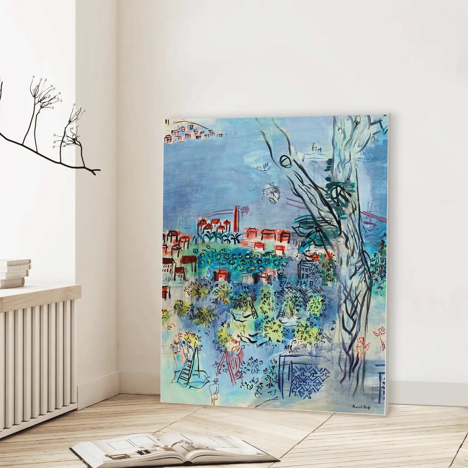 Study for Golfe-Juan (1926) (Graphic Only) Lifestyle View - Playful Abstract Wall Art