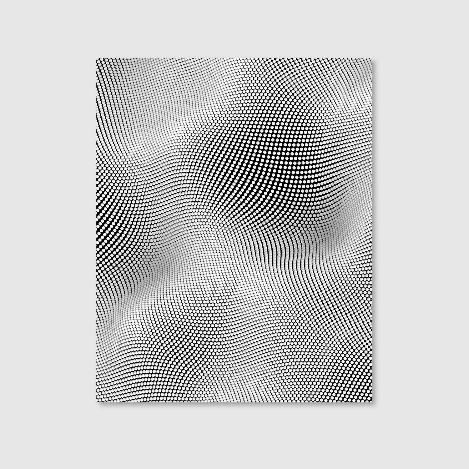 Dimensional Pulse (Graphic Only) - Minimal Abstract Wall Art for Living room