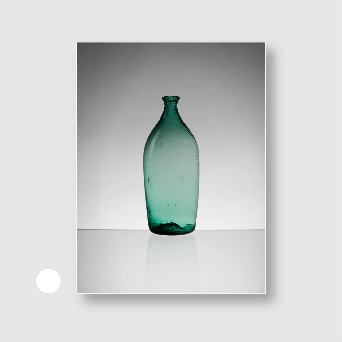 Teal Glass Solitude