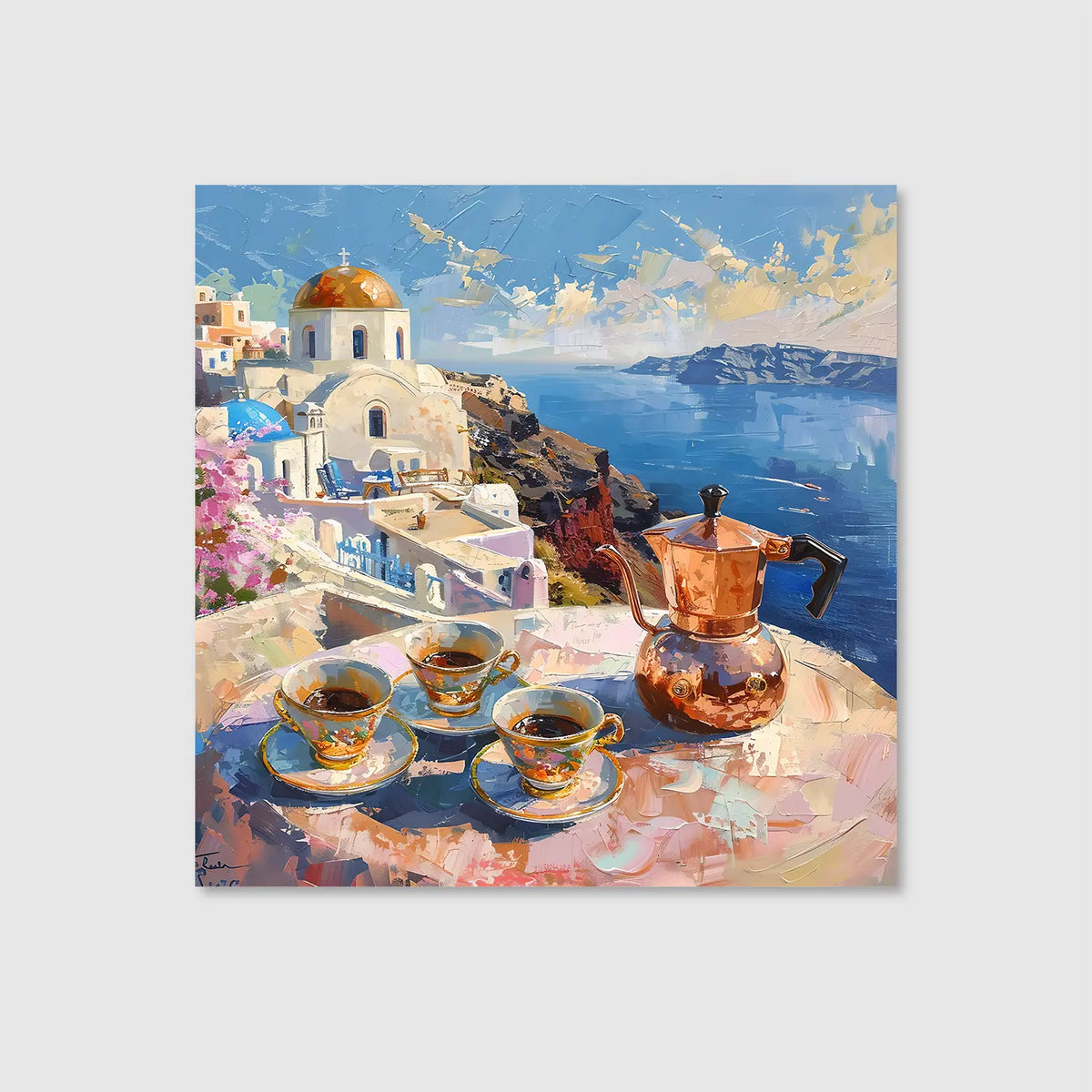 Santorini Morning Ritual