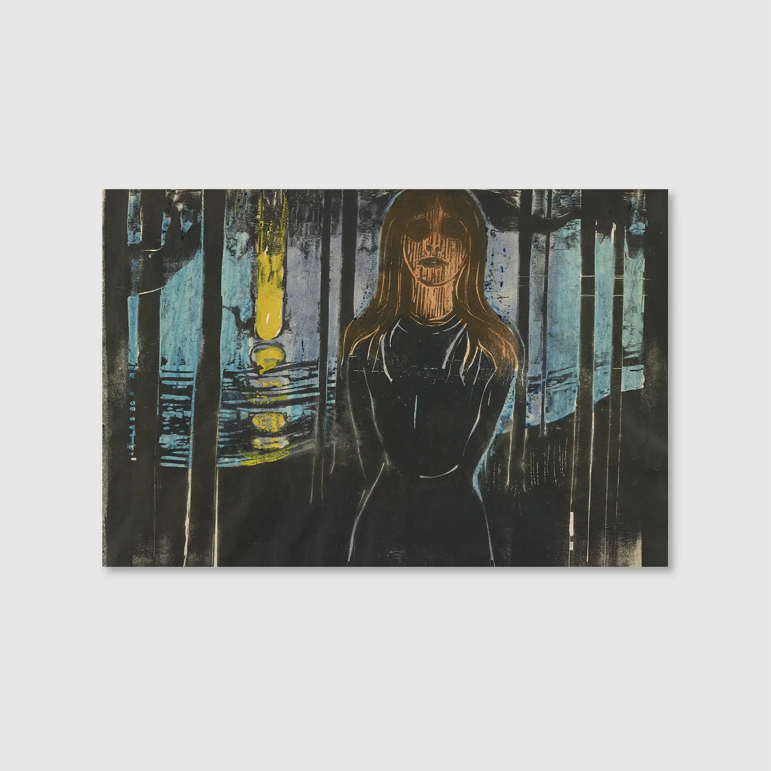 Summernight. The Voice (1896) (Graphic Only) - Dramatic People Wall Art for Office