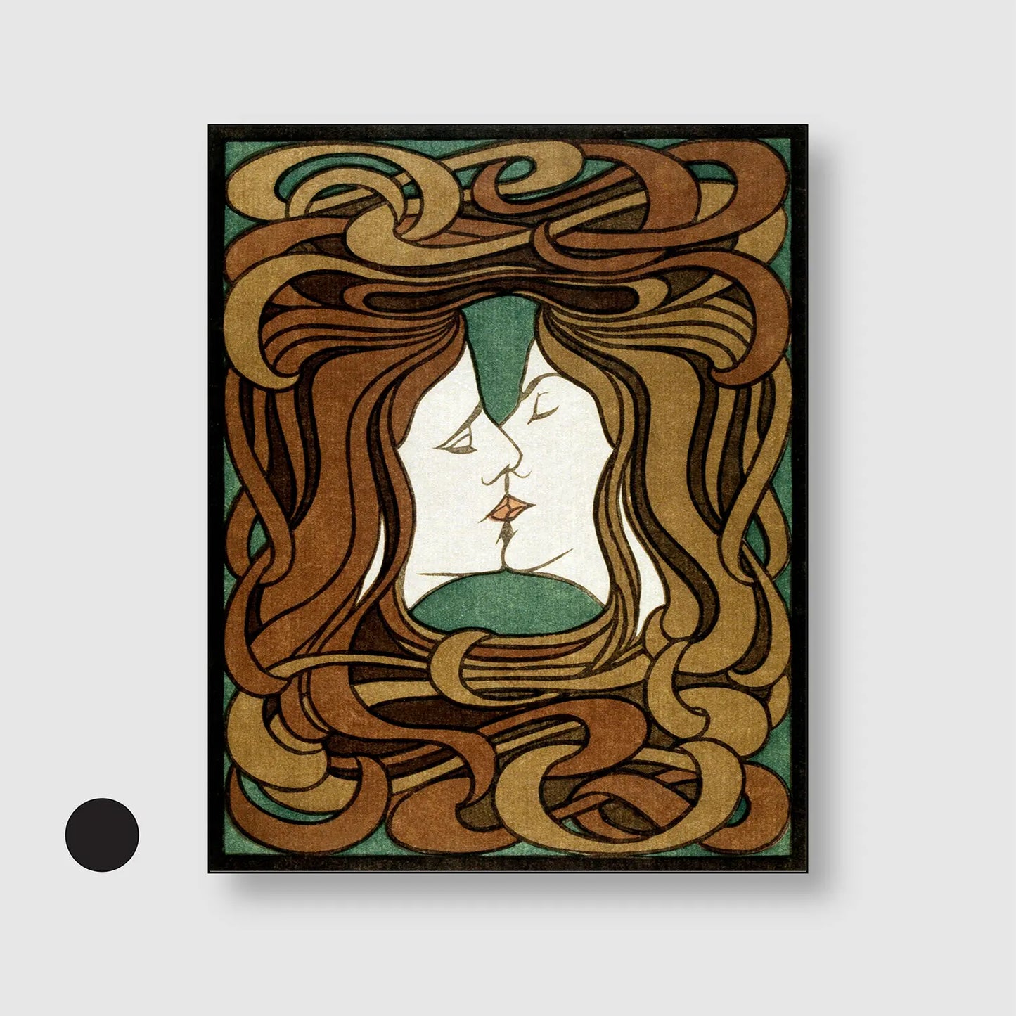 Tangled Lovers Embrace