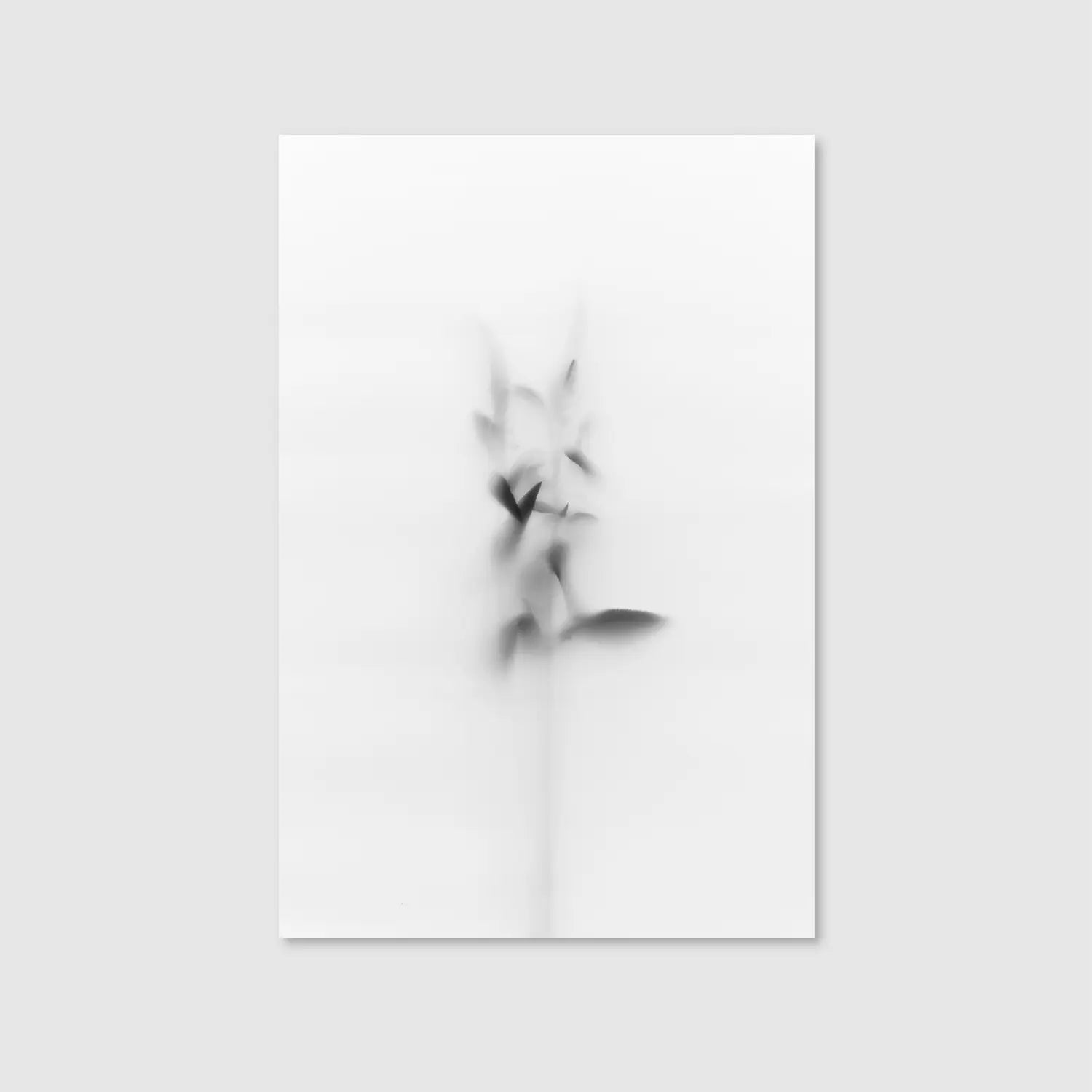 Minimal blurred plant (Graphic Only) - Minimal Nature Wall Art for Bedroom
