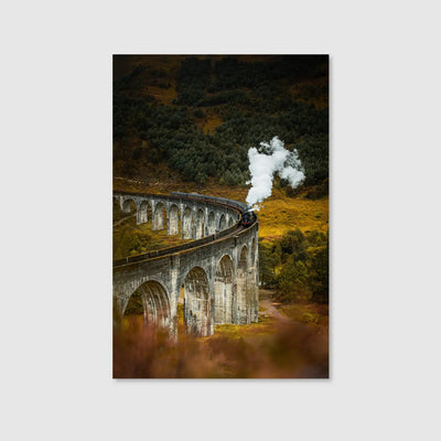 Journey Through the Highlands (Graphic Only) - Dramatic Landscape Wall Art for Living room