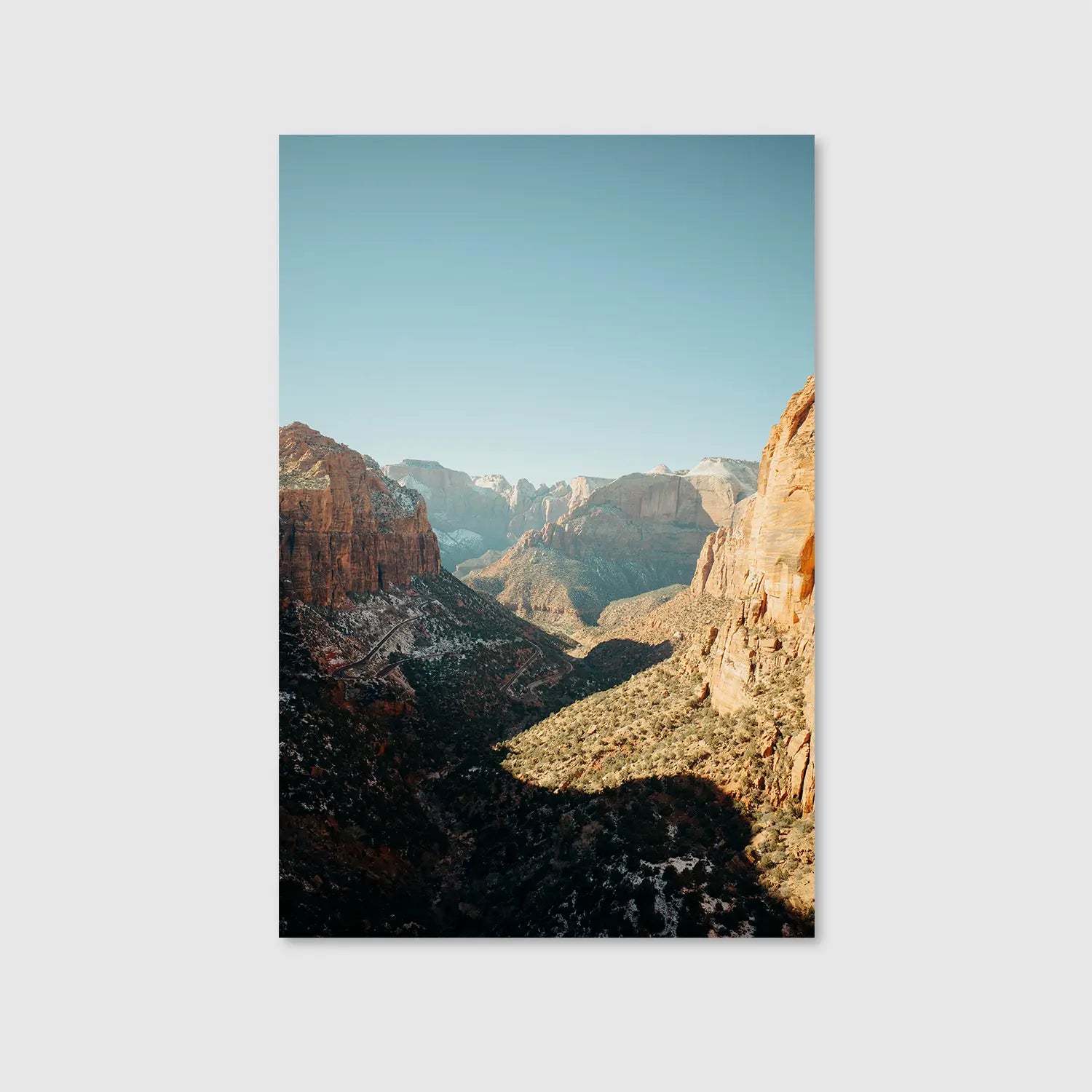 Desert Cathedral (Graphic Only) - Dramatic Nature Wall Art for Living room