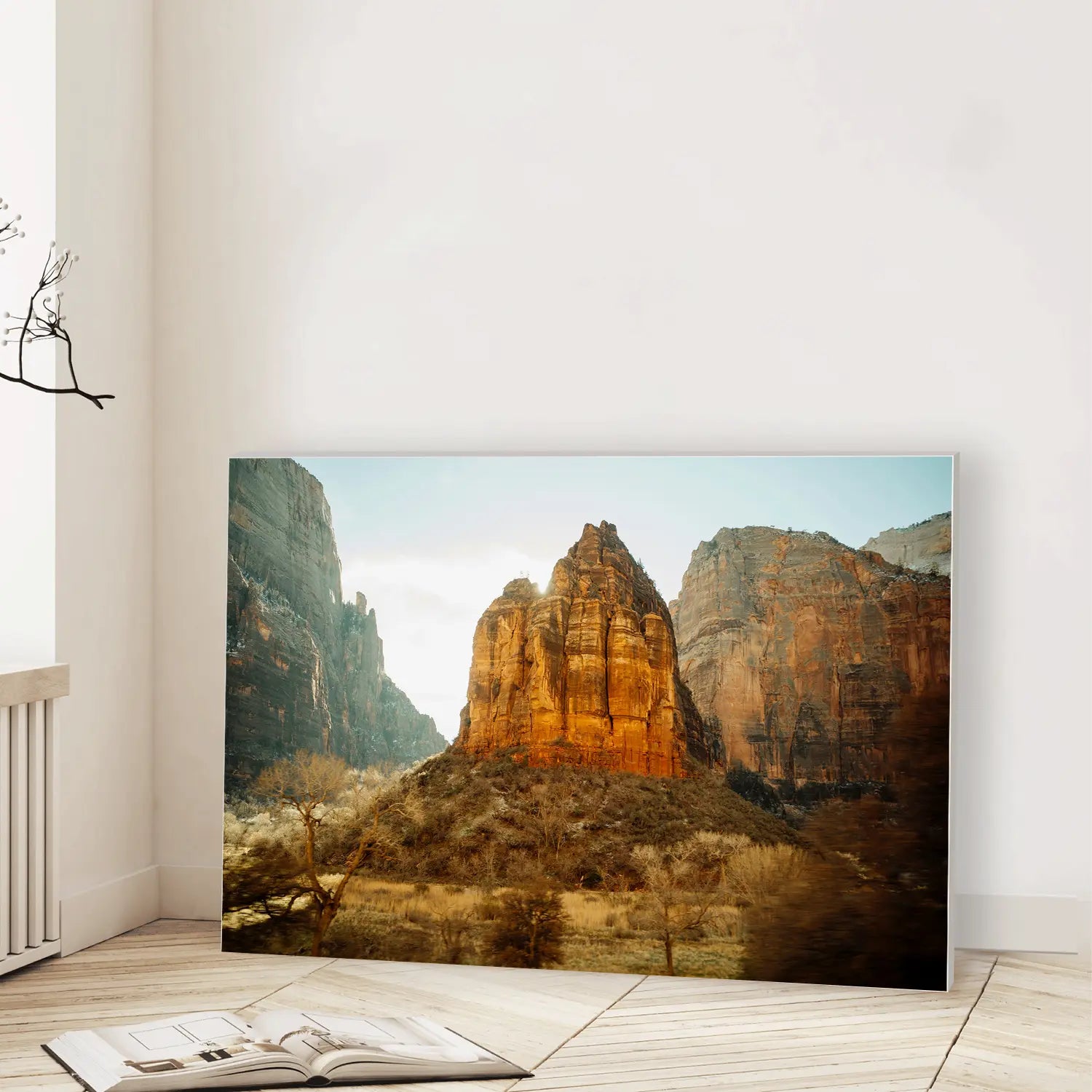 Desert Monument (Graphic Only) Lifestyle View - Dramatic Nature Wall Art